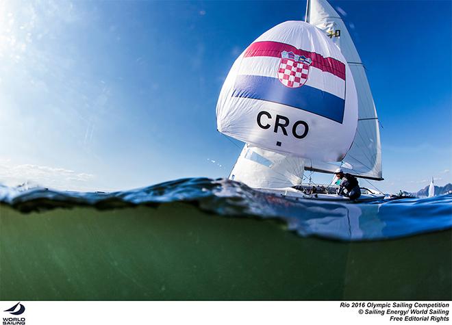 Croatian 470 team - 2016 Rio Olympic and Paralympic Games  ©  Sailing Energy